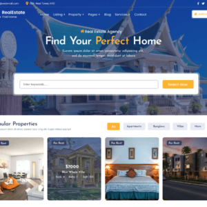 Real Estate Website