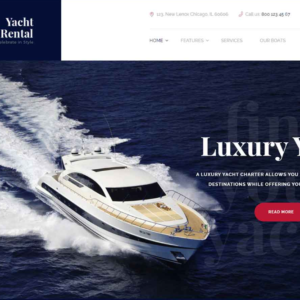Yacht Rental Website