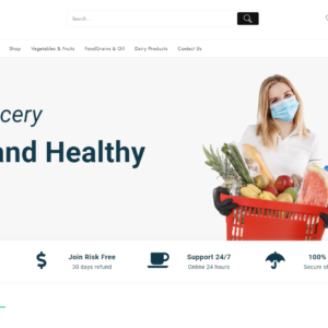 Groceries & Supermarket Website