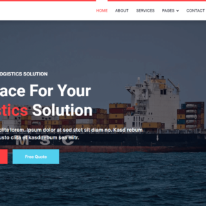 Shipping & Logistics Company Website