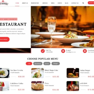 Restaurant Website