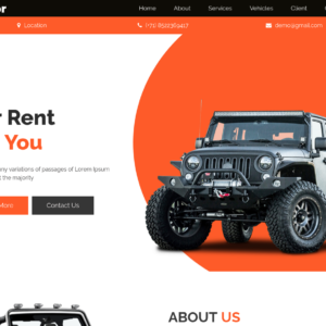 Car Rental Website